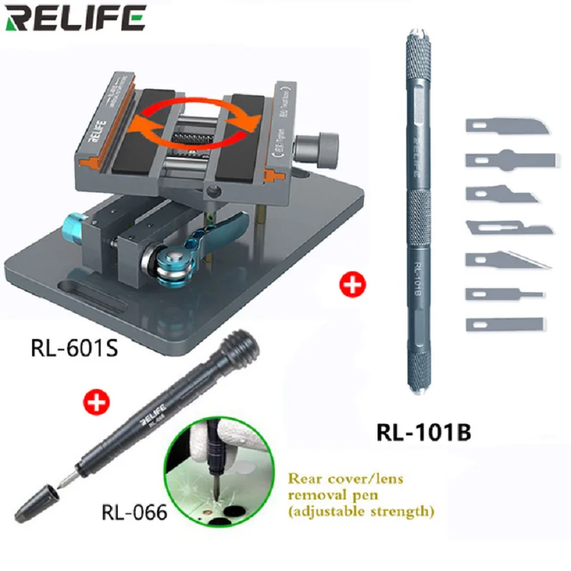 Hotselling RELIFE RL-601S High Temperature Resistance 360° Rotating Universal Fixture Package For Remove Back Cover Glass Tools
Hotselling RELIFE RL-601S High Temperature Resistance 360° Rotating Universal Fixture Package For Remove Back Cover Glass Tools