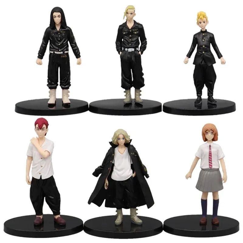 Tokyo Revengers Toys Anime Hanagaki Takemichi Mikey Draken Matsuno Chifuyu Baji Keisuke Action Figure PVC Doll Collectible Decor
Tokyo Revengers Toys Anime Hanagaki Takemichi Mikey Draken Matsuno Chifuyu Baji Keisuke Action Figure PVC Doll Collectible Decor