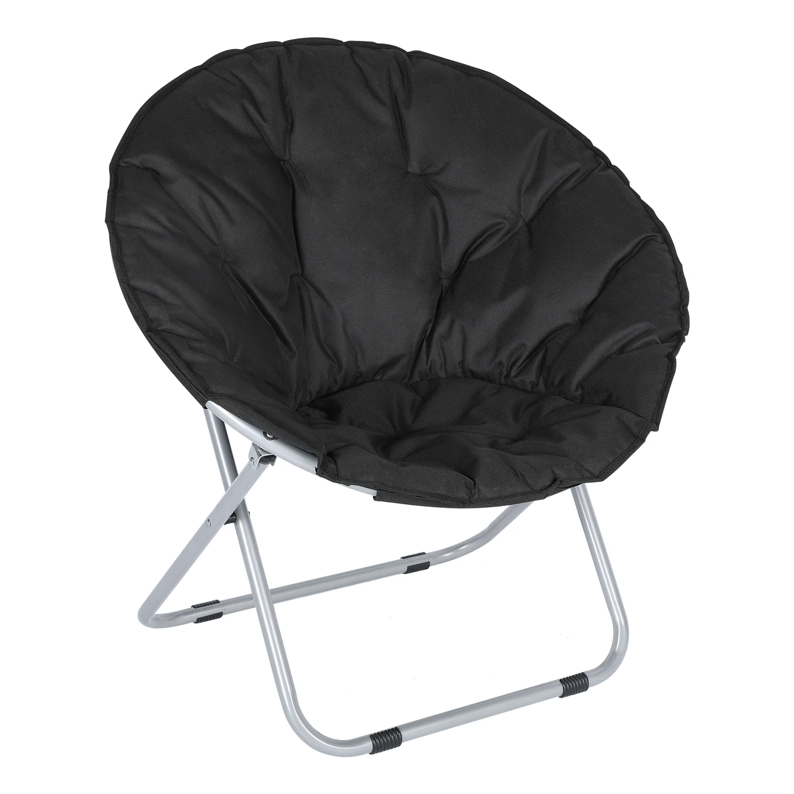 Black Comfy Saucer, Folding, Soft, Portable Moon Chair for Bedroom, Dorm Rooms, Apartments, Lounging, Garden and Courtyard, 1-P
Black Comfy Saucer, Folding, Soft, Portable Moon Chair for Bedroom, Dorm Rooms, Apartments, Lounging, Garden and Courtyard, 1-P