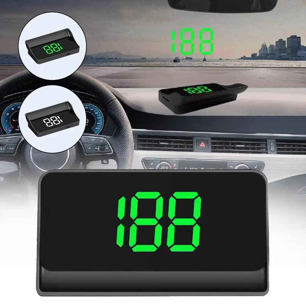 

Universal Car HUD Head Up Display GPS Hud Digital Speedometer Big Font Speed Meter KMH for All Car Truck Plug and Play Auto L8J7