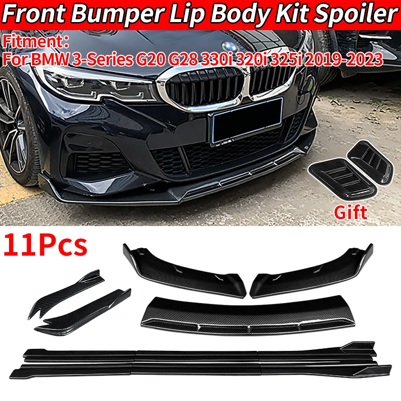 For BMW 3-Series G20 G28 330i 320i 325i 2019-2023 Car Front Bumper Splitters Lip Body Kit Spoiler Side Skirts Rear Wrap Angle
For BMW 3-Series G20 G28 330i 320i 325i 2019-2023 Car Front Bumper Splitters Lip Body Kit Spoiler Side Skirts Rear Wrap Angle