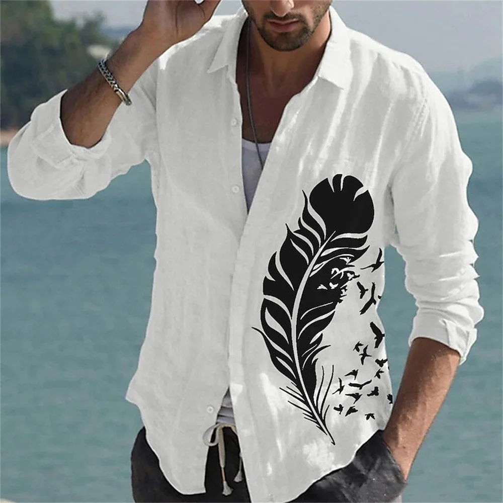 2023 Fashion Casual Men'S Shirts Summer Long Sleeve Shirt For Man Plants Graphic Prints Casual Holiday Long Sleeve Button Shirt
2023 Fashion Casual Men'S Shirts Summer Long Sleeve Shirt For Man Plants Graphic Prints Casual Holiday Long Sleeve Button Shirt