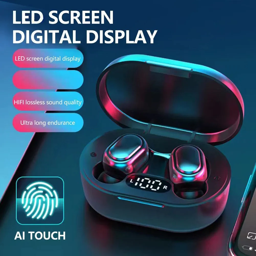 Беспроводные наушники E7S TWS, Bluetooth наушники с управлением, Спортивная гарнитура, водонепроницаемые музыкальные наушники с микрофоном, работают на всех смартфонах
Беспроводные наушники E7S TWS, Bluetooth наушники с управлением, Спортивная гарнитура, водонепроницаемые музыкальные наушники с микрофоном, работают на всех смартфонах