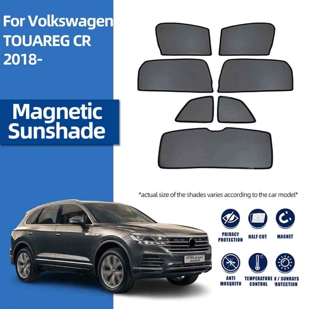 

Для Volkswagen VW TOUAREG CR MK3 2019-2024 задняя сторона автомобиля солнцезащитный козырек на детское окно переднее лобовое стекло занавеска от солнца козырек