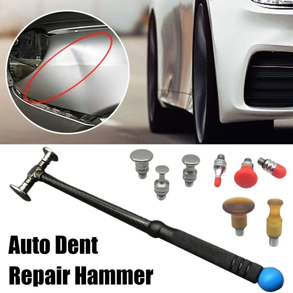Carbon Fiber And Stainless Steel Car Dent Repair Hammer - Traceless Repair Tool With Replaceable Percussion Leveling Head
Carbon Fiber And Stainless Steel Car Dent Repair Hammer - Traceless Repair Tool With Replaceable Percussion Leveling Head