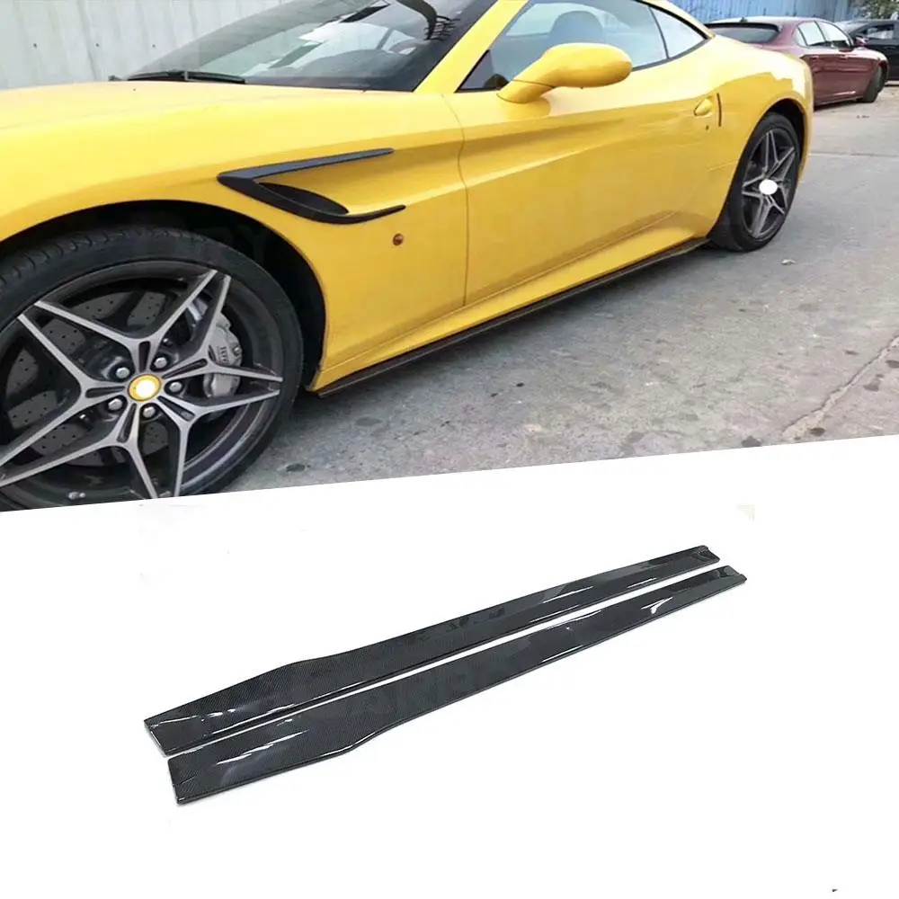 2pcs Car Kit High Quality Carbon Fiber Side Skirts For Ferrari California Bumper Lip FRP Car Styling
2pcs Car Kit High Quality Carbon Fiber Side Skirts For Ferrari California Bumper Lip FRP Car Styling