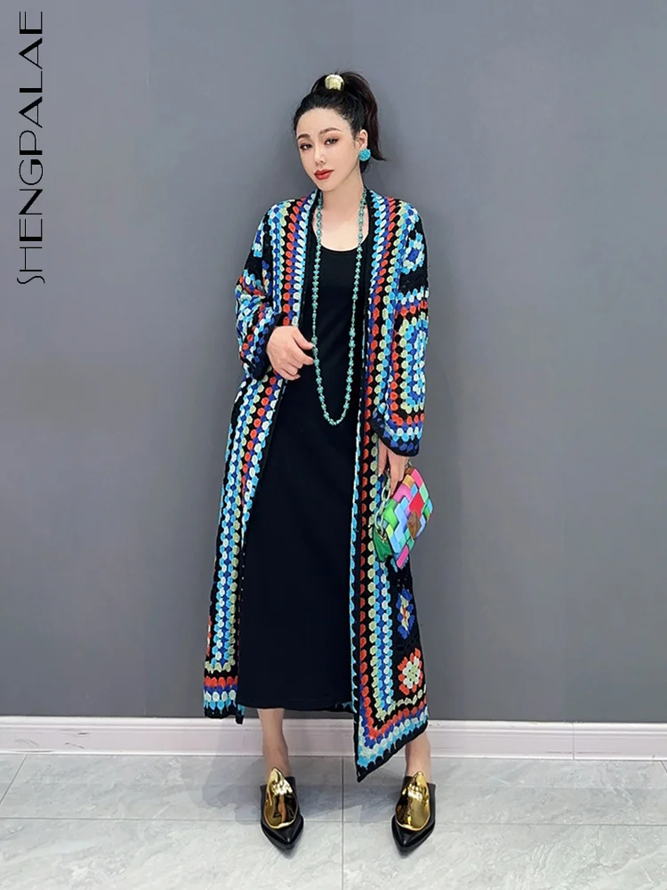SHENGPALAE Fashion Women Cardigan Coat Patchwork Embroidery Contrast Color Full Sleeve Long Outwear Summer 2023 New Tide 5R4478
SHENGPALAE Fashion Women Cardigan Coat Patchwork Embroidery Contrast Color Full Sleeve Long Outwear Summer 2023 New Tide 5R4478