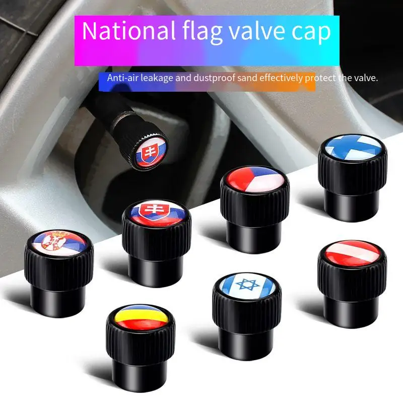 Black Alloy Car Valve Caps Wheel Plugs Tire Bat Repack Stem Cover For Flag Exterior Parts Accessories Dust Proof Auto Valve Cap
Black Alloy Car Valve Caps Wheel Plugs Tire Bat Repack Stem Cover For Flag Exterior Parts Accessories Dust Proof Auto Valve Cap
