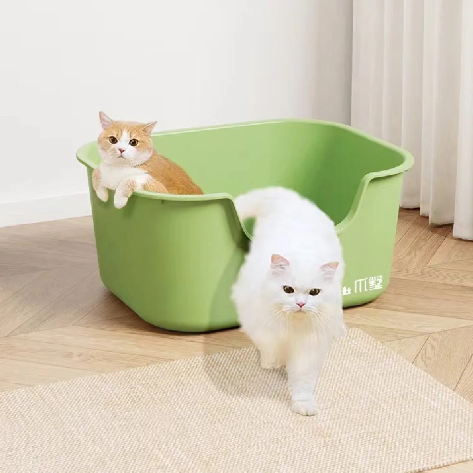 Extra-large Cat Litter Box Spatter-proof Semi-enclosed Cat Toilet Odor-proof Cat Sandbox Puppy Litter Tray Pet Cleaning Products
Extra-large Cat Litter Box Spatter-proof Semi-enclosed Cat Toilet Odor-proof Cat Sandbox Puppy Litter Tray Pet Cleaning Products