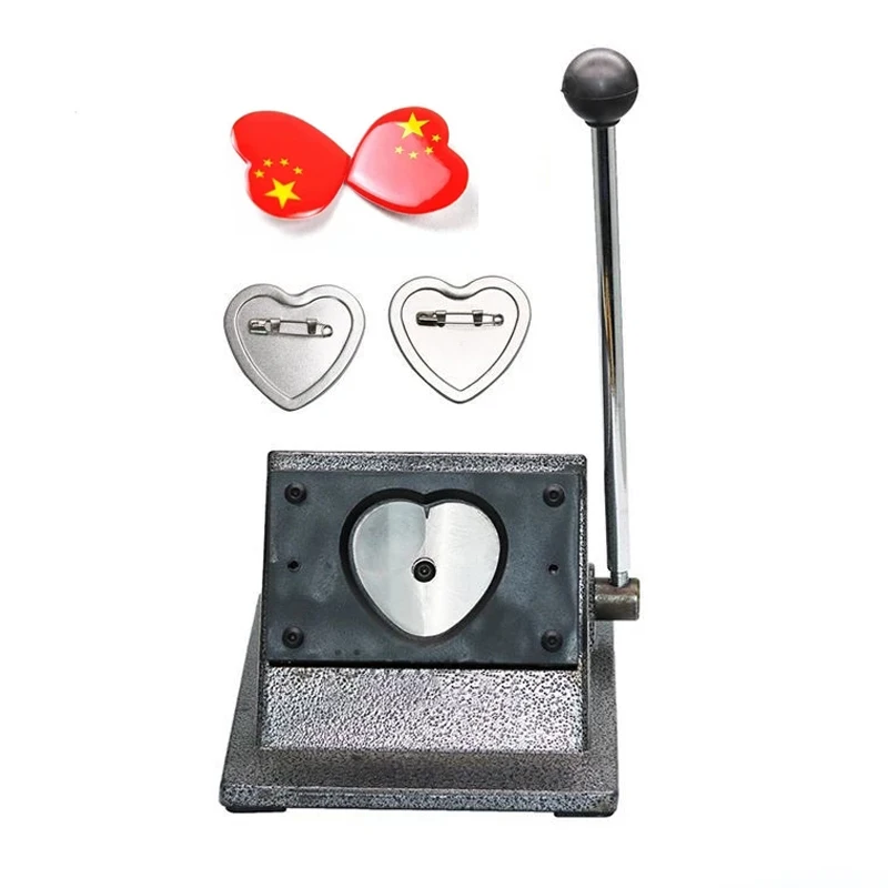 heart badge button maker 53*57MM paper cutting machine paper cutter for heart shape badge making
heart badge button maker 53*57MM paper cutting machine paper cutter for heart shape badge making