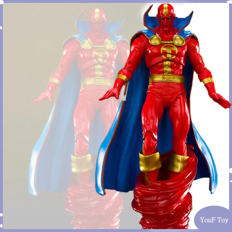 

Экшн-фигурка игрушки Mcfarlane Red Tornado, Мультитул, 7-дюймовые Аниме фигурки, модели кукол, детские рождественские подарки