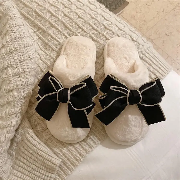 Korean Version Fashion All-match 2023 Korean Version Winter Indoor Plush Warm Lovely Sweet Bowknot Casual Home Cotton Shoes
Korean Version Fashion All-match 2023 Korean Version Winter Indoor Plush Warm Lovely Sweet Bowknot Casual Home Cotton Shoes