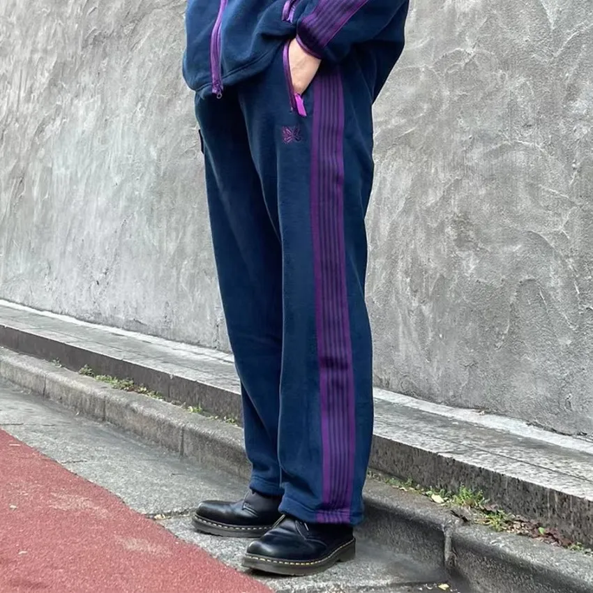 2023 Winter AWGE NEEDLES Velvet Butterfly Embroidery Side Webbing Striped Pants Men Women 1:1 Best Quality Jogger Sweatpants
2023 Winter AWGE NEEDLES Velvet Butterfly Embroidery Side Webbing Striped Pants Men Women 1:1 Best Quality Jogger Sweatpants