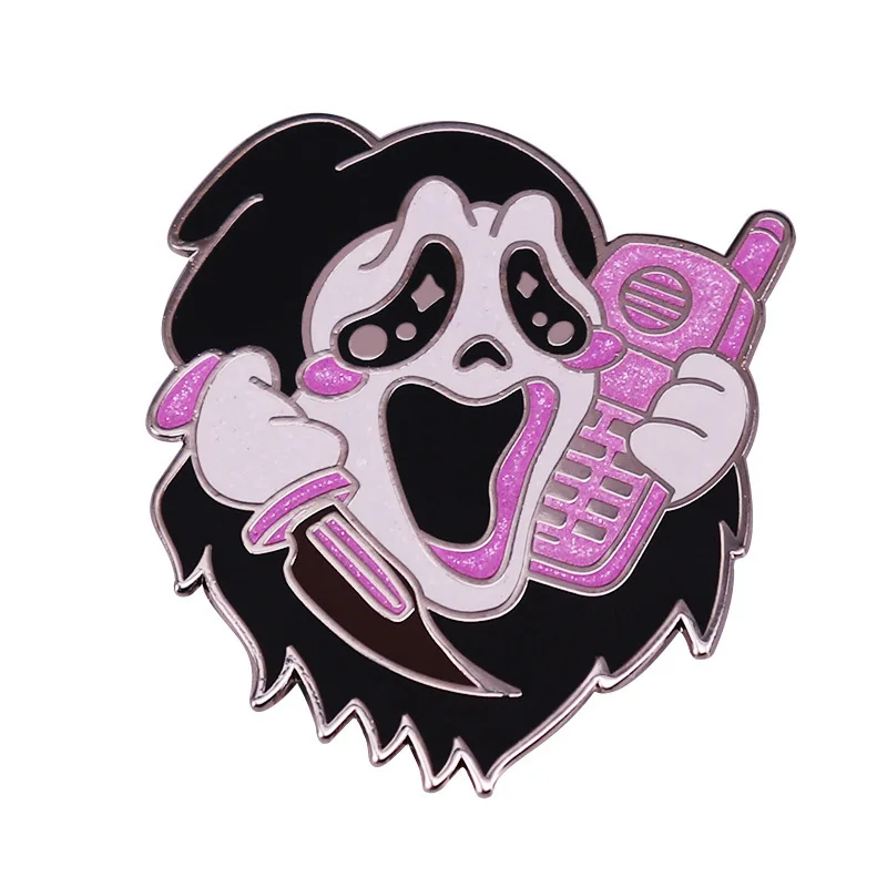 

Flash Horror Movies Enamel Pin Women's Brooches Lapel Pins for Backpack Briefcase Badges Fashion Jewelry Accessories