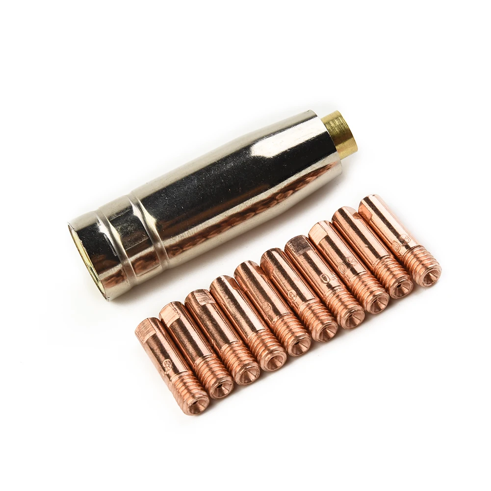 12x Power Nozzles 0.9mm M6 Contact Tube Holder Inert Nozzle For MB-15AK MIG / MAG Welding Torch Connecting Rod
12x Power Nozzles 0.9mm M6 Contact Tube Holder Inert Nozzle For MB-15AK MIG / MAG Welding Torch Connecting Rod