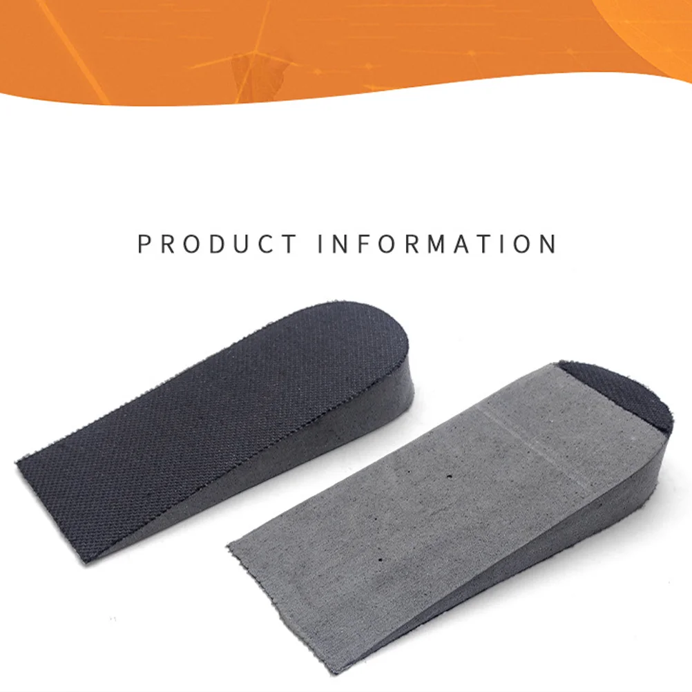 

2 Pairs 2CM Thick EVA Heightening Insole Invisible Heightening Shoes Pad Unisex Height Increase Insole for Women Man Wearing