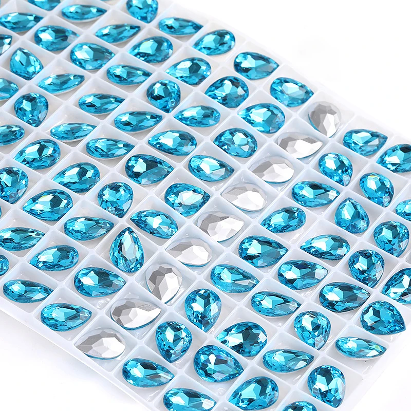 High Quality 10x14mm 21-Color Crystal Water Drop Glass Rhinestone For Garment Craft Charm Jewelry 3D Nail Arts Diy Decorations
High Quality 10x14mm 21-Color Crystal Water Drop Glass Rhinestone For Garment Craft Charm Jewelry 3D Nail Arts Diy Decorations