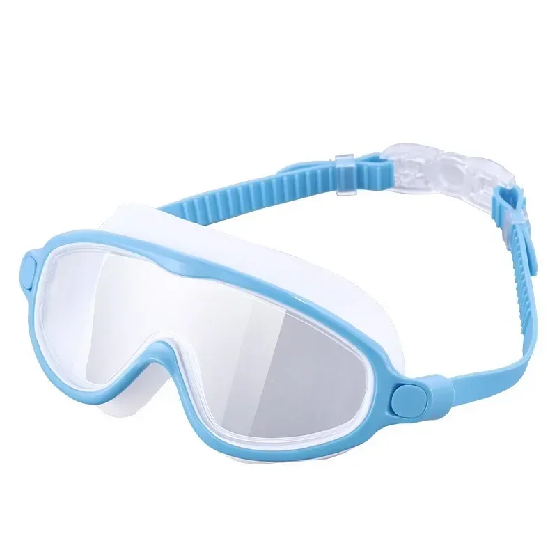 

Big frame Professional Swimming Waterproof soft silicone glasses swim Eyewear Anti-Fog UV men women goggles for men women