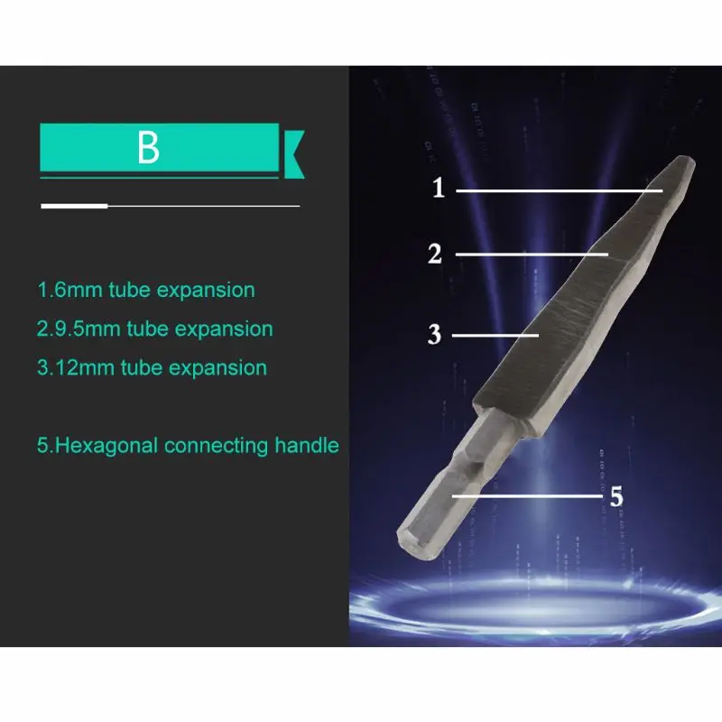 HSS Pipe Swaging Tool Screwdriver Drill Bit Refrigeration Air Conditioner Dropship
HSS Pipe Swaging Tool Screwdriver Drill Bit Refrigeration Air Conditioner Dropship