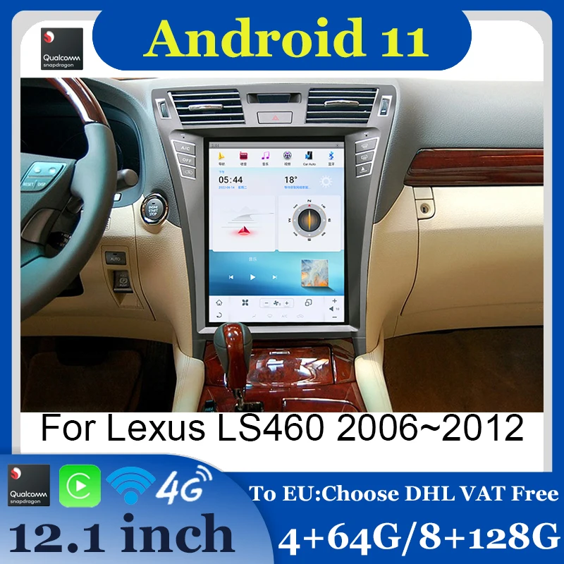 

Android Auto Car Radio Coche Central Multimidia Video Player Wireless Carplay For Lexus LS460 2006-2012