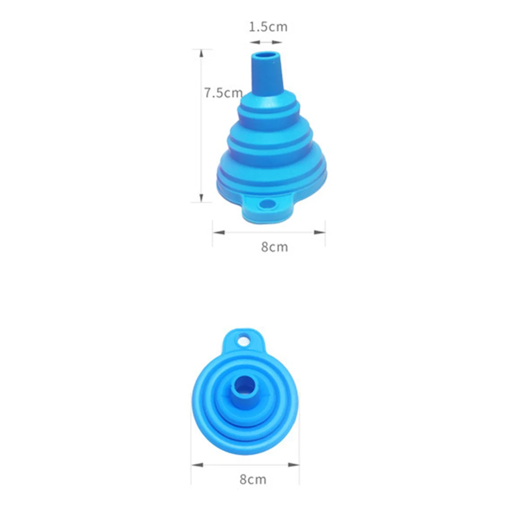 Part Funnel Petrol Silicone Car Collapsible Diesel Fill Funnel Gasoline Oil Fuel 7.5cmX8cm Accessories Auto Blue
Part Funnel Petrol Silicone Car Collapsible Diesel Fill Funnel Gasoline Oil Fuel 7.5cmX8cm Accessories Auto Blue