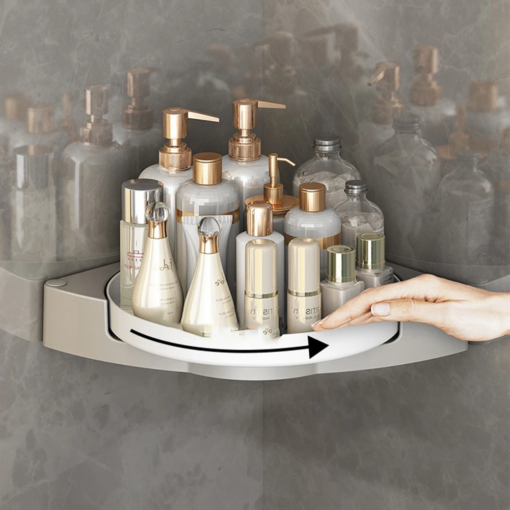 Rotating Shower Organizer Shelves Maximized Corner Space Efficiency Easy Installation Sturdy ABS Material Grey
Rotating Shower Organizer Shelves Maximized Corner Space Efficiency Easy Installation Sturdy ABS Material Grey