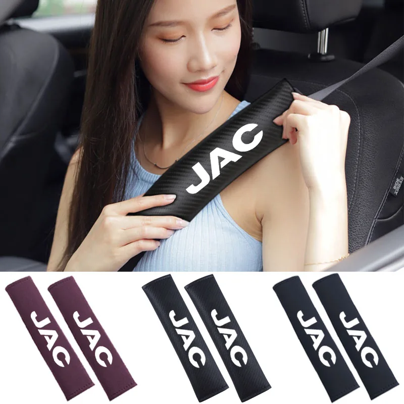 

Seat Belt Accessories Ornaments shoulder cover For JAC Refine J3 J4 J7 JS2 JS3 JS4 KR1 S2 S3 S4 S5 S7 Vapour T8 car Accessories