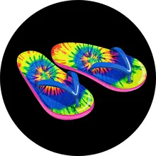 TIRE COVER CENTRAL Flip Flop Multi Color Tie Dye Spare tire Cover (Select tire Size/Back up Camera in MENU) Custom Sized to Any
TIRE COVER CENTRAL Flip Flop Multi Color Tie Dye Spare tire Cover (Select tire Size/Back up Camera in MENU) Custom Sized to Any