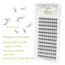 AGUUD Sharp Narrow Stem Russian Volume Fans Eyelashes Professional Thin Pointy Base Eyelash Extensions Pre Made Sharp Stem Fans
AGUUD Sharp Narrow Stem Russian Volume Fans Eyelashes Professional Thin Pointy Base Eyelash Extensions Pre Made Sharp Stem Fans