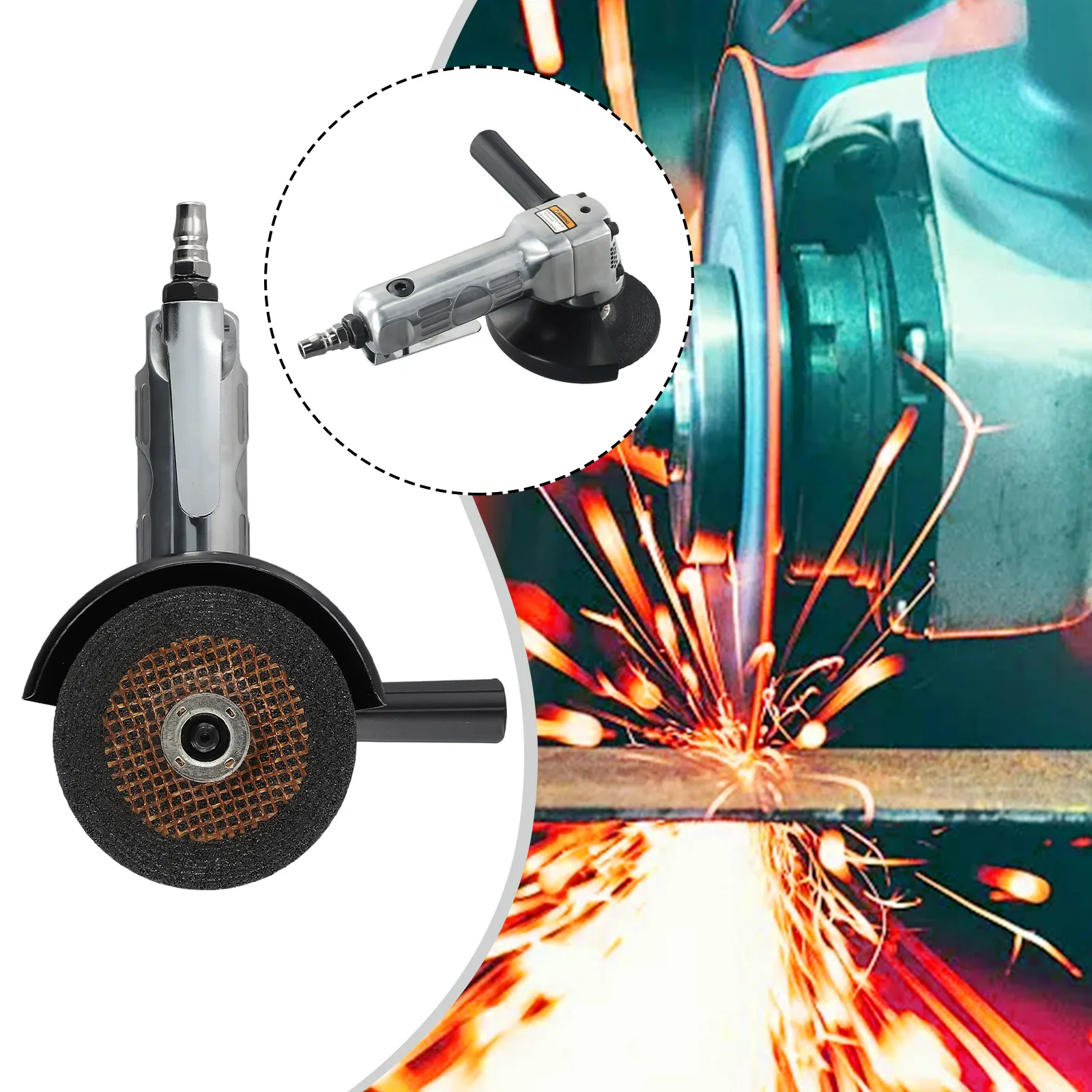 Polisher Angle Grinder Replacement Spare Tools 1/4inch Grinding Pneumatic 11000rpm Air Grinder Aluminium Alloy
Polisher Angle Grinder Replacement Spare Tools 1/4inch Grinding Pneumatic 11000rpm Air Grinder Aluminium Alloy