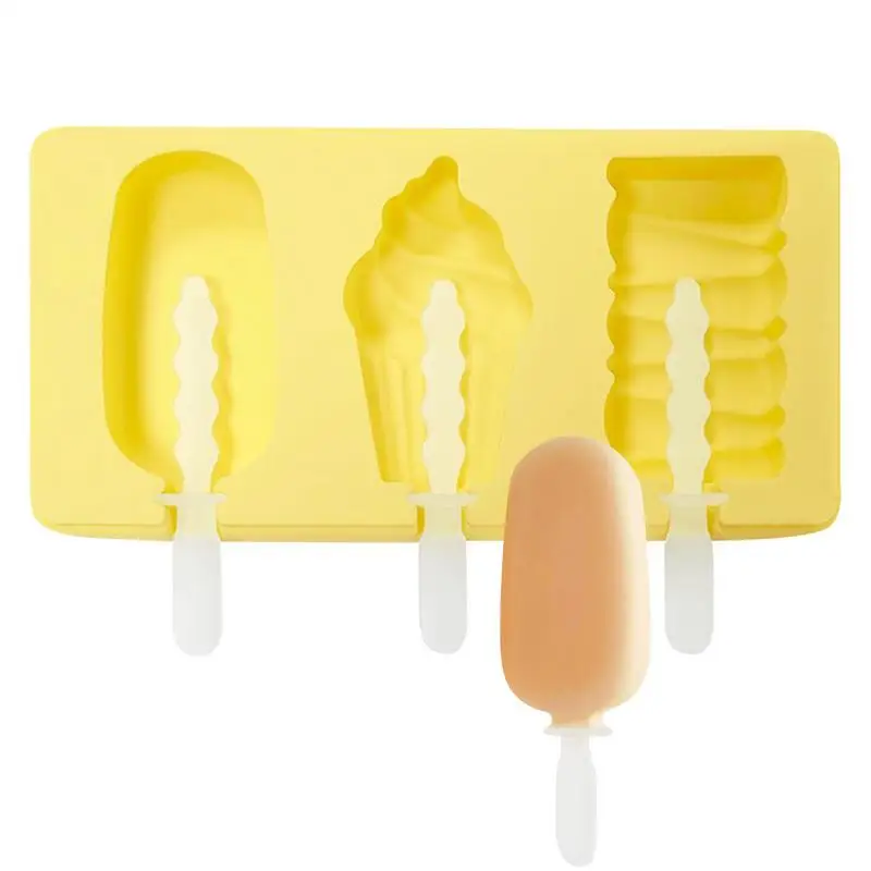 Ice Cream Mold Silicone Popsicle Molds Reusable Cake Pop Mould For Summer Party Ice Pop Cube Maker Mould With Sticks
Ice Cream Mold Silicone Popsicle Molds Reusable Cake Pop Mould For Summer Party Ice Pop Cube Maker Mould With Sticks