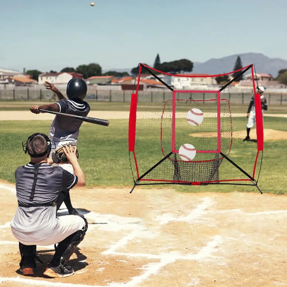 

Softball Throwing Target Baseball Target Net Enhance Pitching Accuracy with Adjustable Baseball Strike Zone Target for Throwing