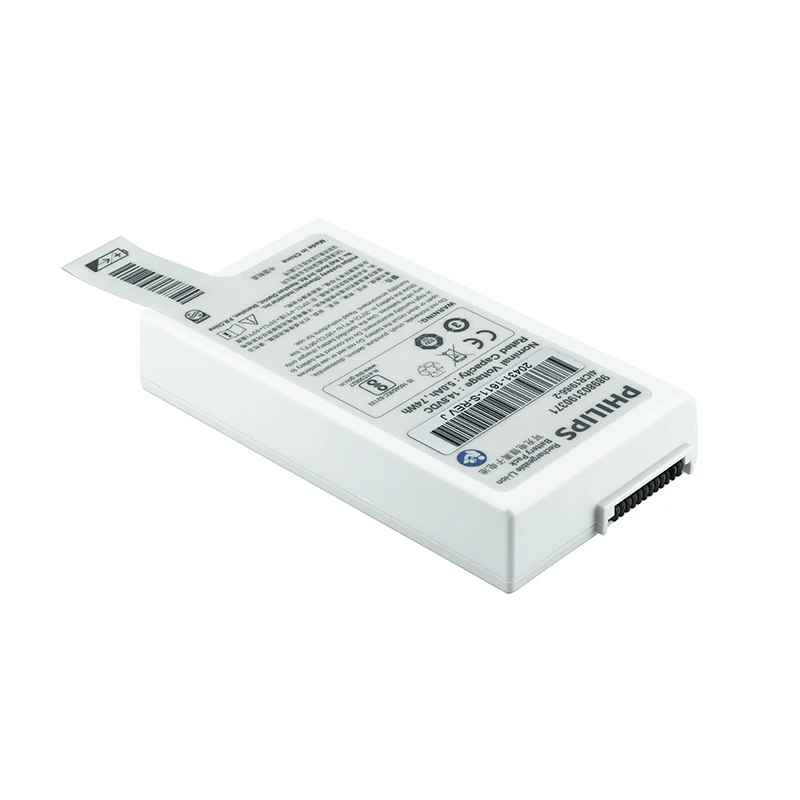 989803190371 capacity 5000mAh 14.8V li-ion battery suitable for Philips: Efficia DFM100 external defibrillation monitor
989803190371 capacity 5000mAh 14.8V li-ion battery suitable for Philips: Efficia DFM100 external defibrillation monitor