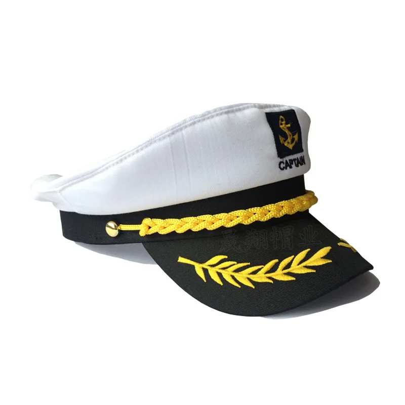 Adult Yacht Military Hats Boat Captain Sailor Suit Hat Cap Adjustable Navy Admiral For Male Women Cosplay Accessories
Adult Yacht Military Hats Boat Captain Sailor Suit Hat Cap Adjustable Navy Admiral For Male Women Cosplay Accessories
