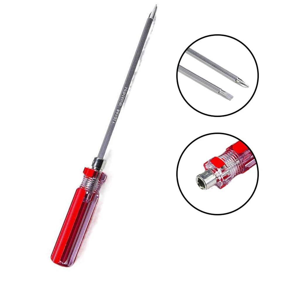 1PC 175mm Screwdriver 2 Sides Double Head Slotted Cross Screwdrivers Magnetic Tip Screw Driver Remover Repair Hand Tool
1PC 175mm Screwdriver 2 Sides Double Head Slotted Cross Screwdrivers Magnetic Tip Screw Driver Remover Repair Hand Tool