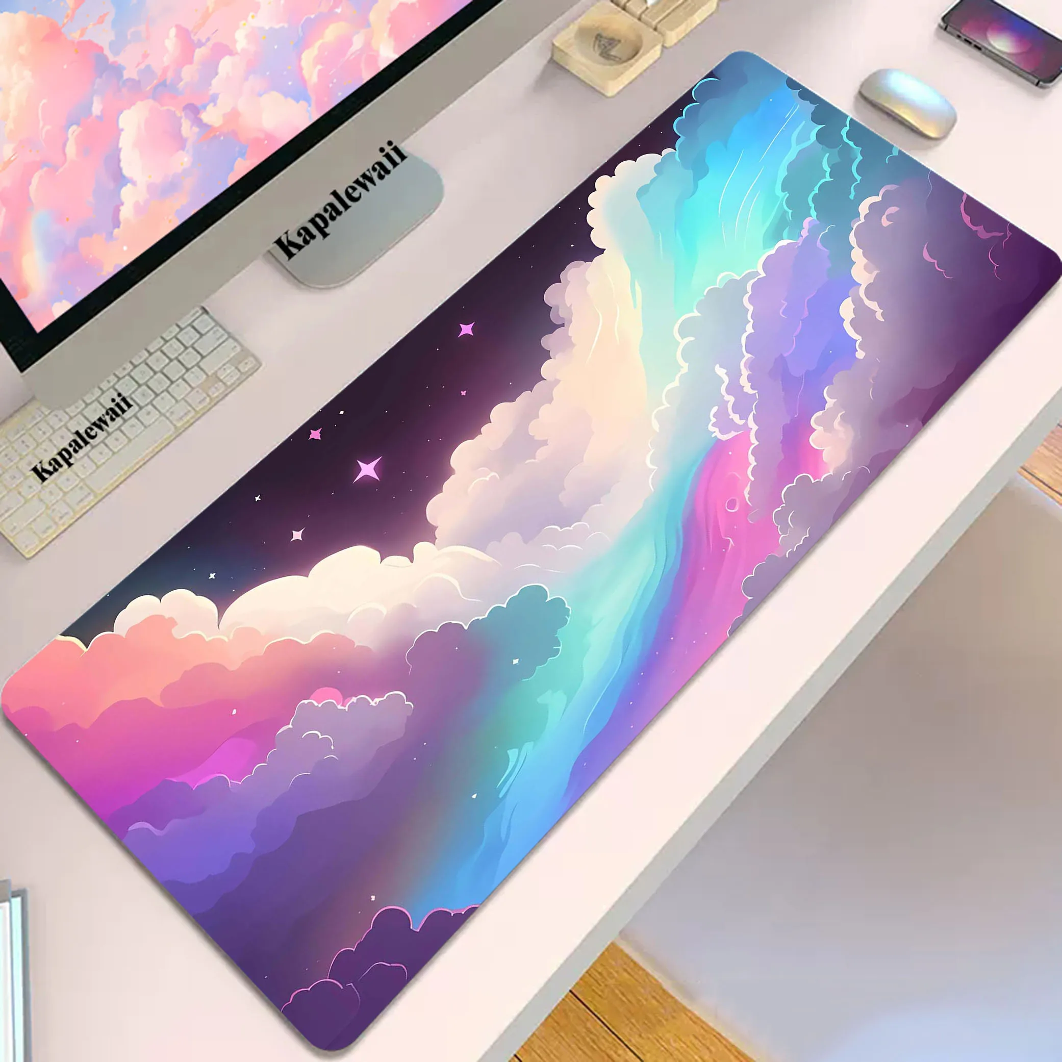 Cloud Moon Space Mouse Pad Kawaii Office Anti-slip Mousepad Keyboard Gaming Accessories Mice Keyboards Computer Peripherals Mat
Cloud Moon Space Mouse Pad Kawaii Office Anti-slip Mousepad Keyboard Gaming Accessories Mice Keyboards Computer Peripherals Mat