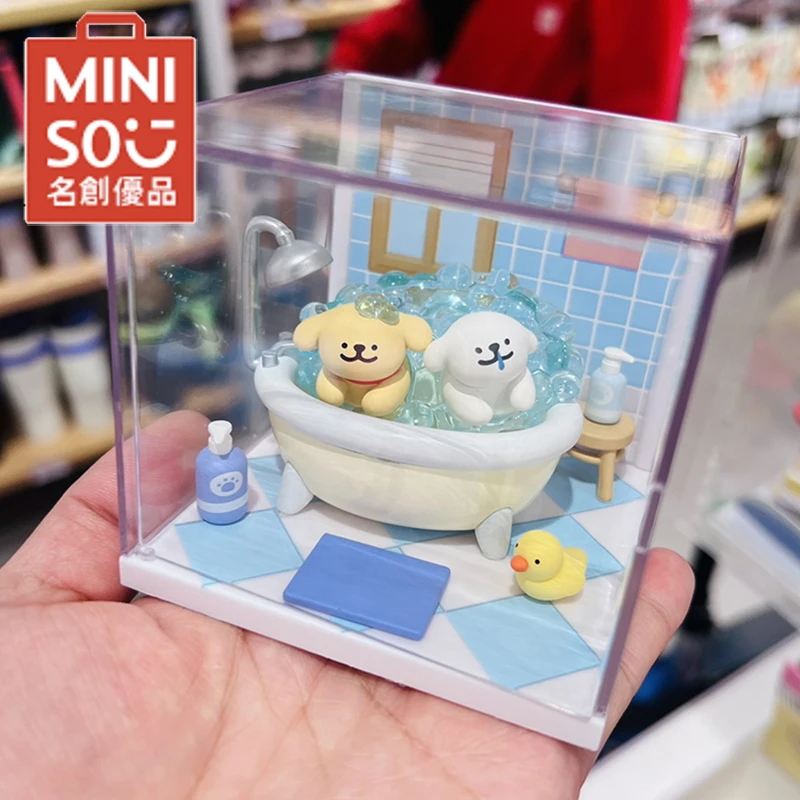 

Miniso Maltese Blind Box Everyday Moments Series Mysterious Surprise Box Kawaii Cartoon Figure Guess Bag Model Doll Toys Gift