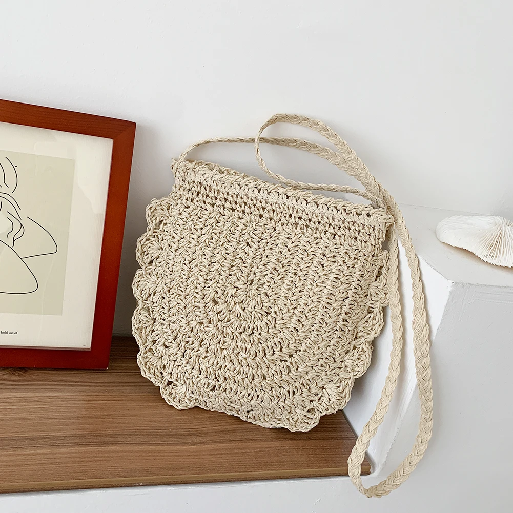 Vintage Straw Rope Beach Crossbody - Small Handmade Bohemian Pouch 7 Sa80a782dd4934642a9be76ab9aed7b07j