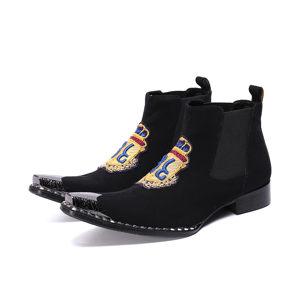 2023 Leisure Autumn and Winter Banquet Shoes Original Pointed Toe Pattern Ankle Boots Social Male Cow Leather Chelsea Boots
2023 Leisure Autumn and Winter Banquet Shoes Original Pointed Toe Pattern Ankle Boots Social Male Cow Leather Chelsea Boots