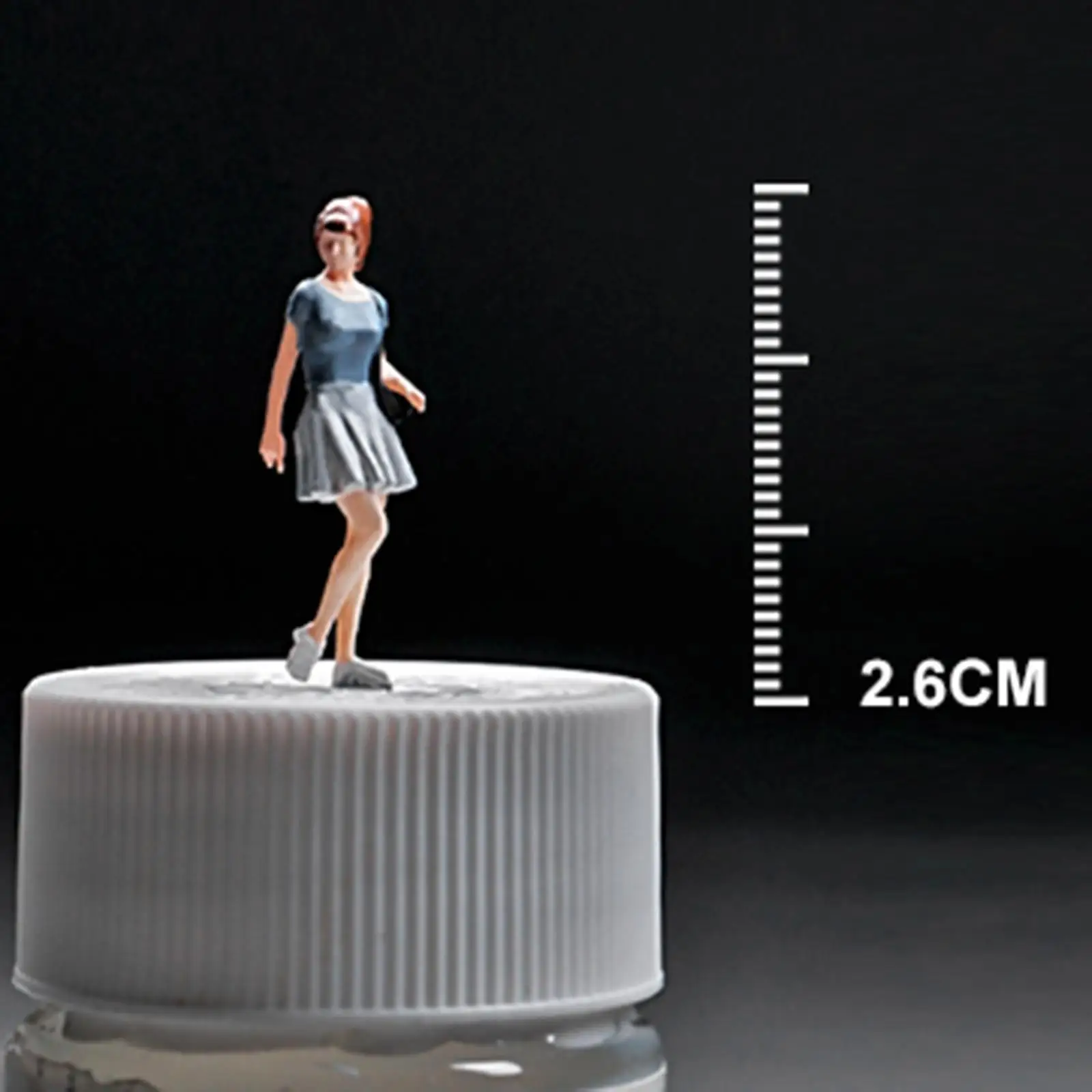 1/64 Miniature Figure Blue Skirt Girl Realistic Scene Layout for Park Micro Landscape DIY Projects Desktop Ornament Collections
1/64 Miniature Figure Blue Skirt Girl Realistic Scene Layout for Park Micro Landscape DIY Projects Desktop Ornament Collections