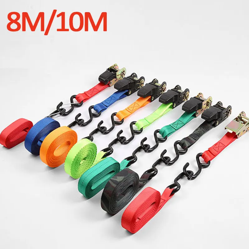 10M x 25mm Car Tension Rope Tie Down Strap Strong Ratchet Belt Luggage Bag Cargo Lashing With Rope Tensioner Metal Buckle Tow 
10M x 25mm Car Tension Rope Tie Down Strap Strong Ratchet Belt Luggage Bag Cargo Lashing With Rope Tensioner Metal Buckle Tow
