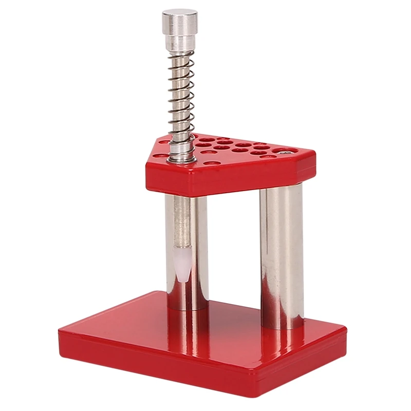 Red Watch Tool Hand Plunger Puller Remover Hand Set Fitter Solid Alloy Steel Watch Repair Tool Kit With 10 Plastic Dies
Red Watch Tool Hand Plunger Puller Remover Hand Set Fitter Solid Alloy Steel Watch Repair Tool Kit With 10 Plastic Dies
