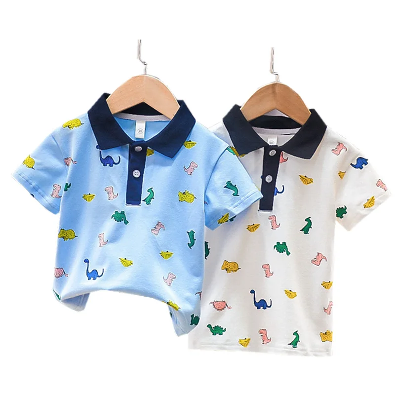2022 Summer Baby Boys Cotton Polo Shirts Short Sleeve Cartoon Dinosaur Polo T Shirt Costume for Kids Toddler Tee Tops Clothes
2022 Summer Baby Boys Cotton Polo Shirts Short Sleeve Cartoon Dinosaur Polo T Shirt Costume for Kids Toddler Tee Tops Clothes