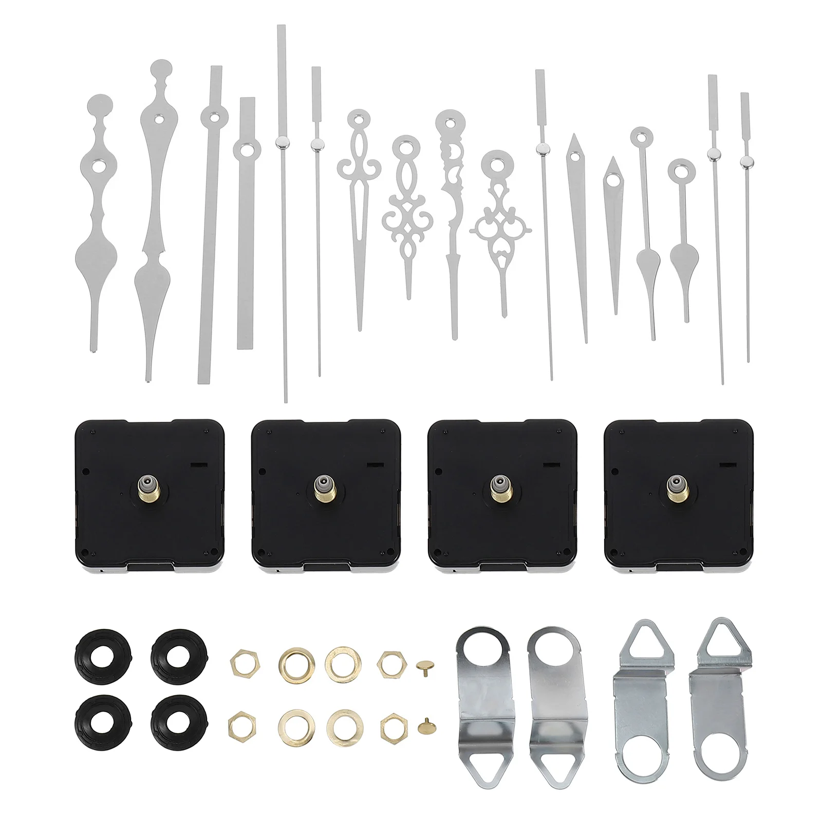 4 Sets Clock Movement Quartz Parts Pointers Kit Car Accessories Useful Mechanism Wall Replacement Plastic Durable Work
4 Sets Clock Movement Quartz Parts Pointers Kit Car Accessories Useful Mechanism Wall Replacement Plastic Durable Work