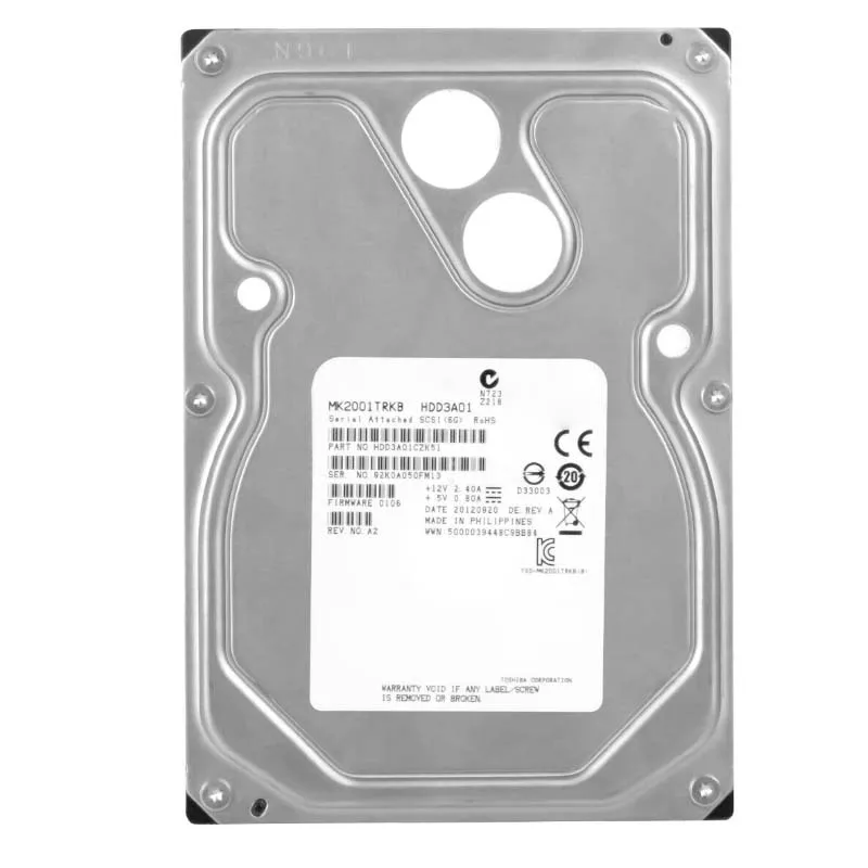 100%New In box 3 year warranty 2T SAS 3.5inch 7.2K MK2001TRKB 6GB Need more angles photos, please contact me
100%New In box 3 year warranty 2T SAS 3.5inch 7.2K MK2001TRKB 6GB Need more angles photos, please contact me