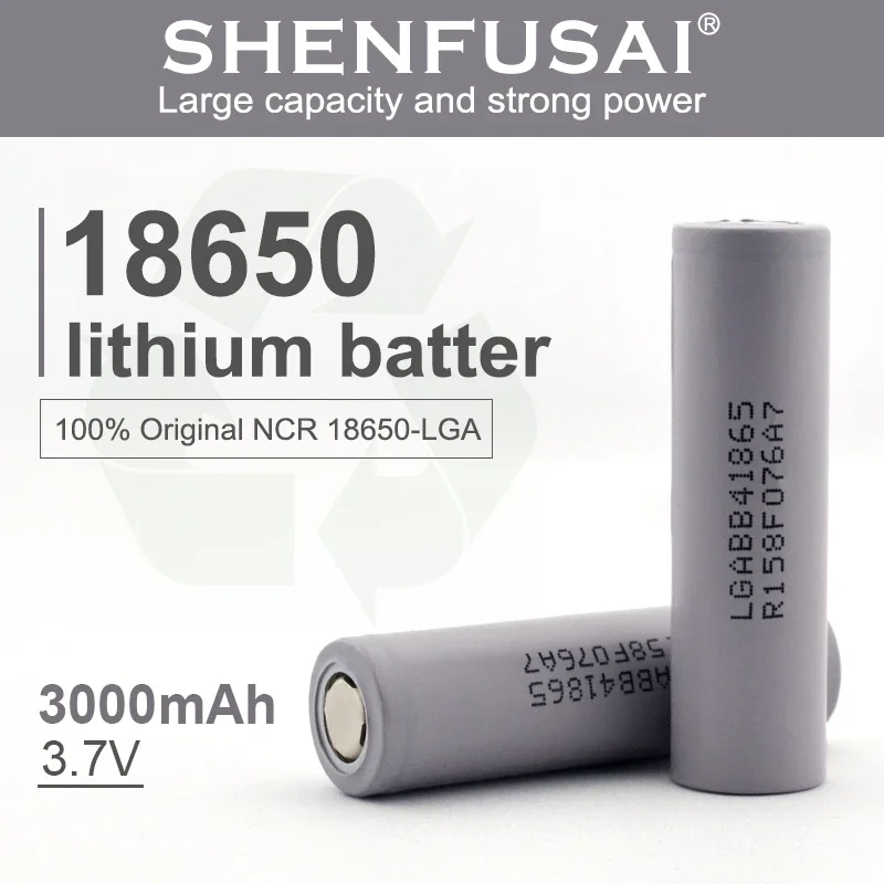 LGABB41865 lithium ion rechargeable battery, 3.7V, 3000mAh, 20A discharge, suitable for e-cigarettes, electric tools, etc
LGABB41865 lithium ion rechargeable battery, 3.7V, 3000mAh, 20A discharge, suitable for e-cigarettes, electric tools, etc