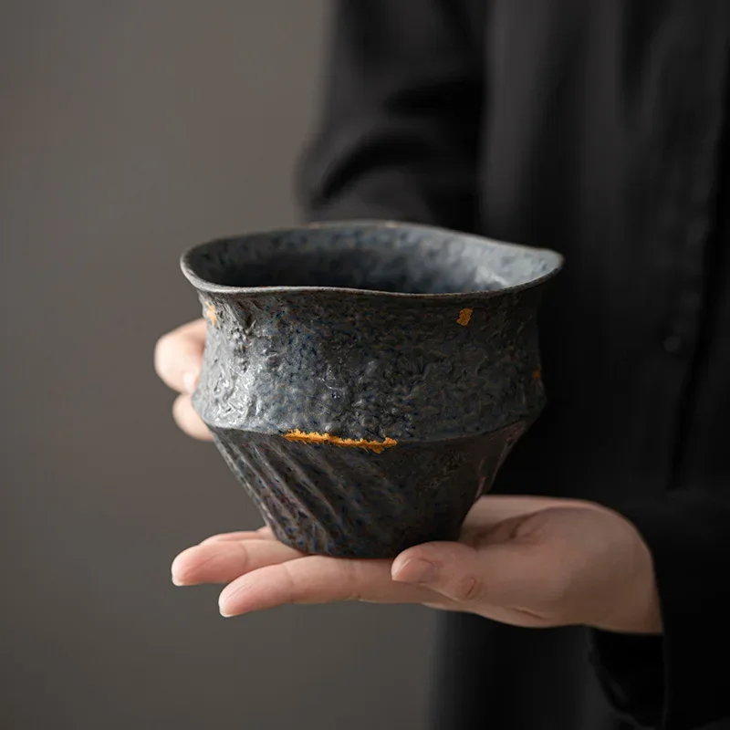 

Old Rock Clay Tea Ceremony Utensils Retro Japanese Style Fair Tea Pitcher High-End Tea Pot Cha Hai Gong Dao Bei