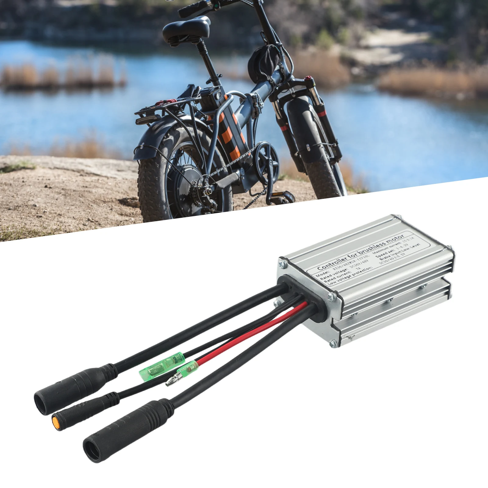 

Waterproof Connector Design KT36/48ZWSR ffF02 Model 7A Rated Current Electric Bike Controller for KT System