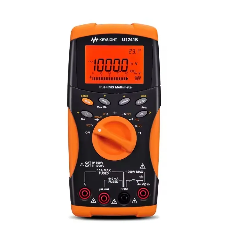 4-значное разрешение Keysight для испытательного оборудования, необходимо Ручной цифровой мультиметр U1241B
4-значное разрешение Keysight для испытательного оборудования, необходимо Ручной цифровой мультиметр U1241B