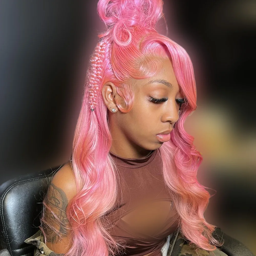 13X6 Transparent Lace Frontal Wigs Dark Pink Body Wave 13X4 Lace Front Wig 250 Density 613 Colored Human Hair Wigs For Women
13X6 Transparent Lace Frontal Wigs Dark Pink Body Wave 13X4 Lace Front Wig 250 Density 613 Colored Human Hair Wigs For Women